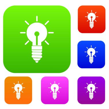 Ampul fikir koleksiyonu ayarla