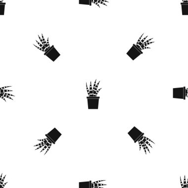 Etli desen sorunsuz siyah