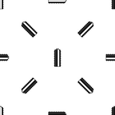 Kaktüs bitki deseni sorunsuz siyah