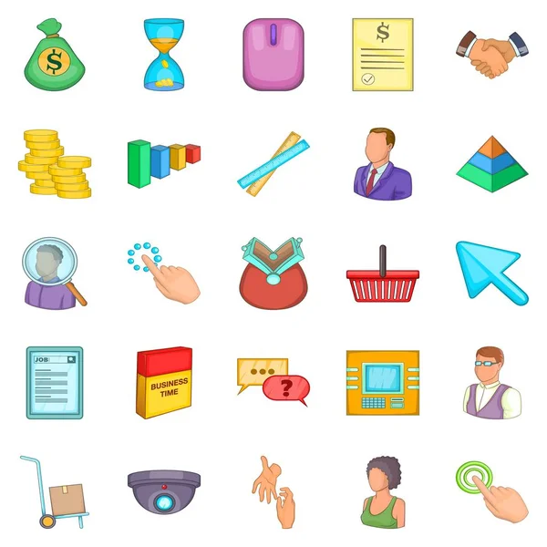 Corporation'ın Icons set, karikatür tarzı