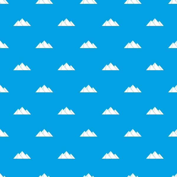 Piramides patroon naadloze blauw — Stockvector