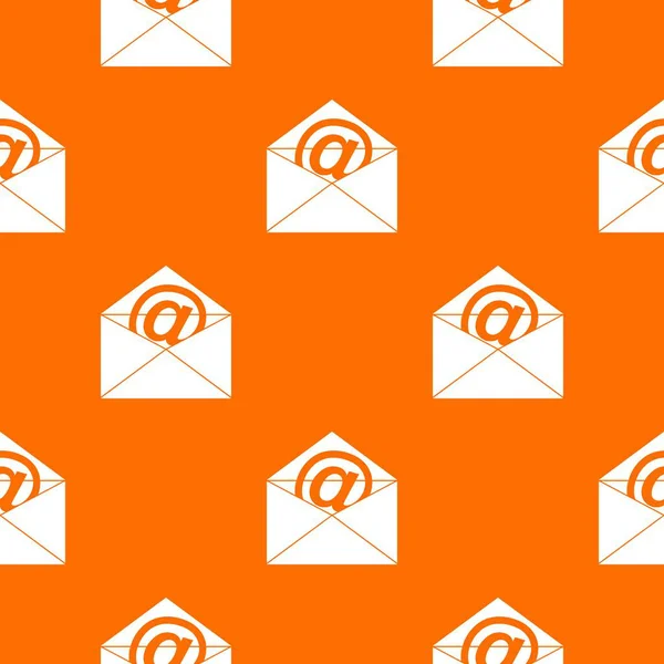 Umschlag mit E-Mail-Zeichen Muster nahtlos — Stockvektor