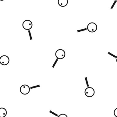 Büyüteç desen sorunsuz siyah