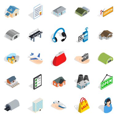 Rehin Icons set, izometrik stili