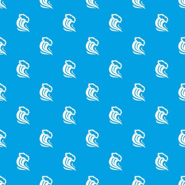 Köpüklü sıçrama desen kesintisiz mavi