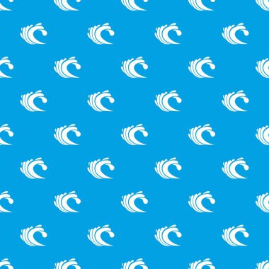 Dalga deseni kesintisiz mavi