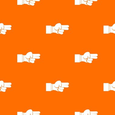 El gösteren iki parmak desen sorunsuz