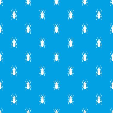 Böceği böcek desen kesintisiz mavi