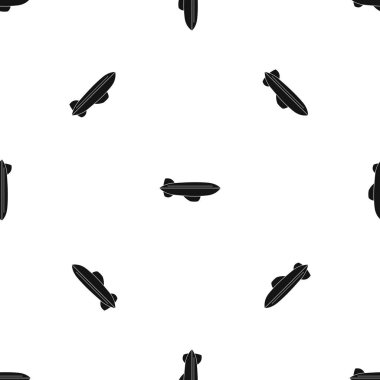 Keşif balonu uçak uçan model sorunsuz siyah