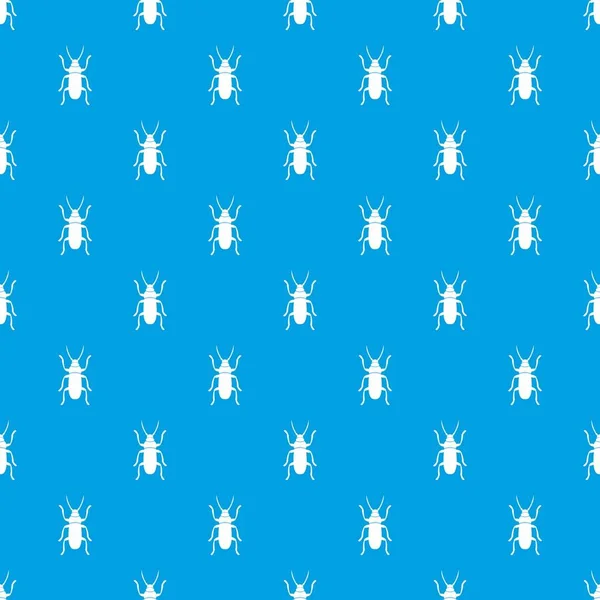 Böceği böcek desen kesintisiz mavi