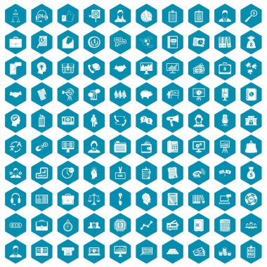 100 iş insanlar simgeler sapphirine menekşe