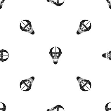 Vintage sıcak hava balon model sorunsuz siyah