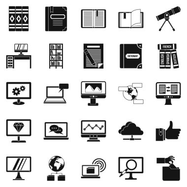 Explorer Icons set, basit tarzı