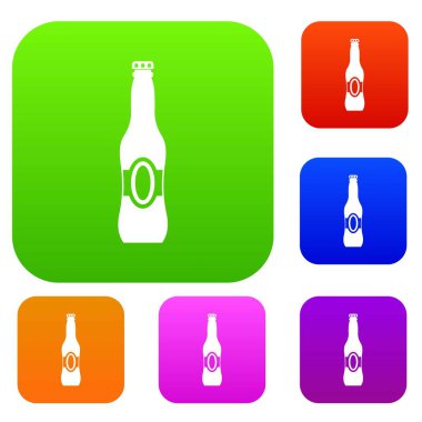 Şişe bira koleksiyonu ayarla