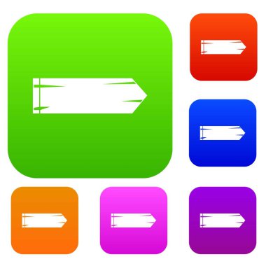 Kalın ok koleksiyonu ayarla