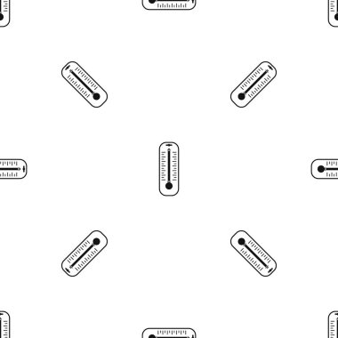 Termometre desen sorunsuz siyah
