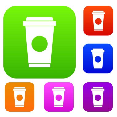 Kahve Kupası koleksiyon küme götürün