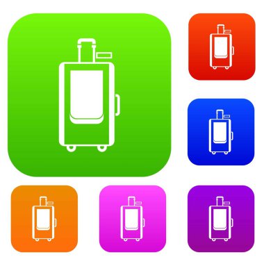 Seyahat çanta koleksiyonu ayarla