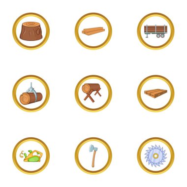 Icon set günlüğü, karikatür tarzı