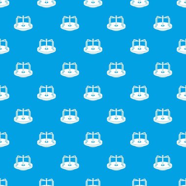 Çocukların neşeli desen kesintisiz mavi gitmek