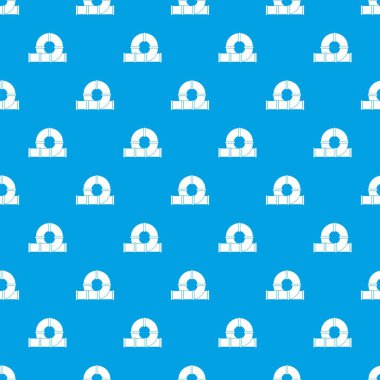 Bahçesi kaymak su tüp desen kesintisiz mavi