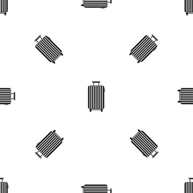 Bavul tekerlekleri desen sorunsuz siyah