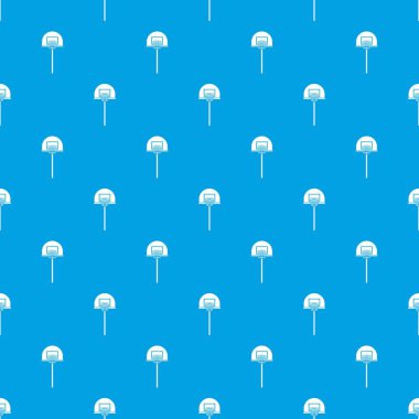 Sokak basketbol hoop desen kesintisiz mavi