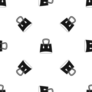 Küçük kadın çantası desen sorunsuz siyah