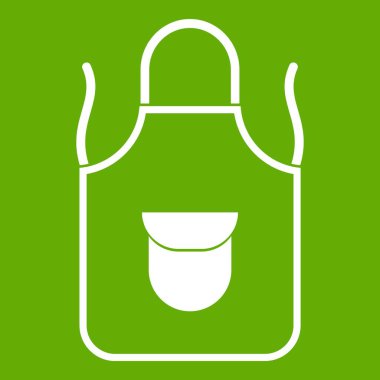 Cep simgesi yeşil önlük