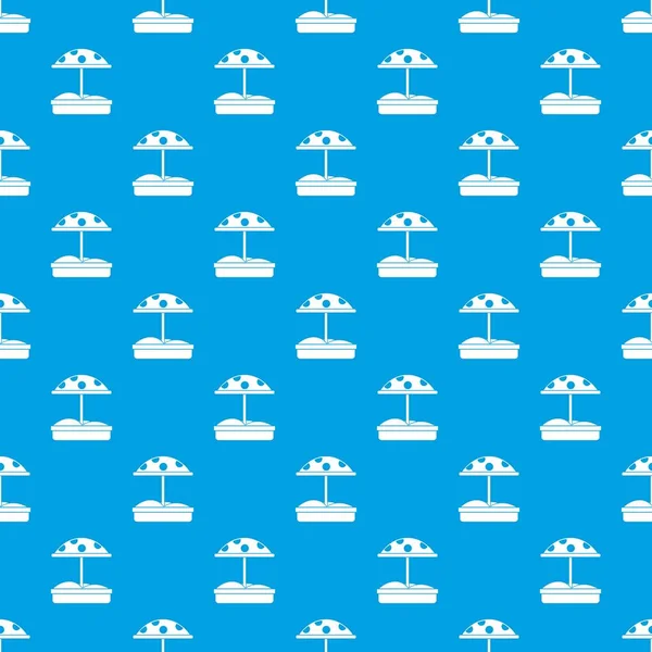 Sandbox noktalı şemsiye desen kesintisiz mavi