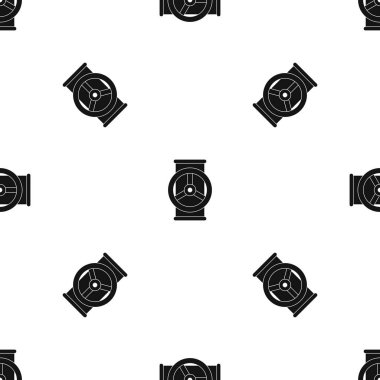 Vana desen sorunsuz siyah