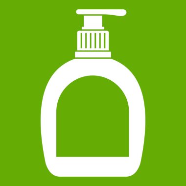Sıvı sabun simgesi yeşil şişe