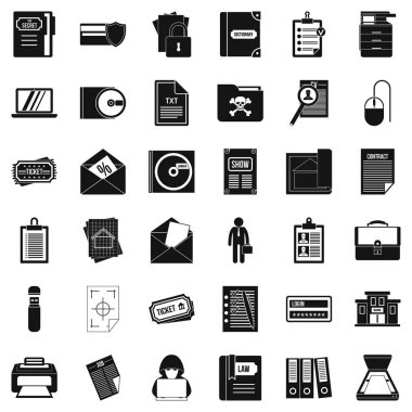 Doğru belge simgeler kümesi, basit tarzı