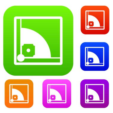 Beyzbol sahası koleksiyonu ayarla