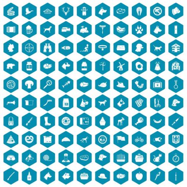 100 köpek simgeler sapphirine menekşe