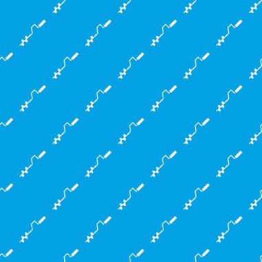 Elle işletilen buz burgu deseni kesintisiz mavi