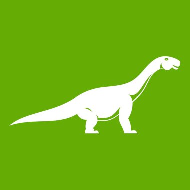 Titanosaurus dinozor simgesi yeşil