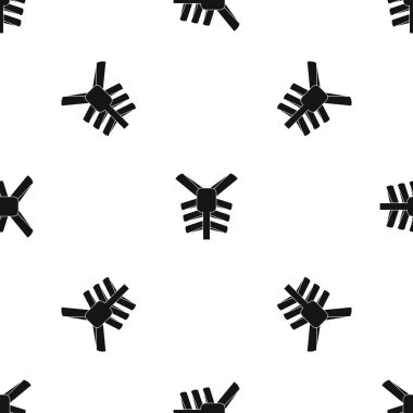 İnsan toraks desen sorunsuz siyah