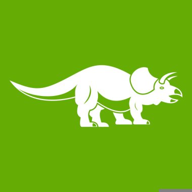 Styracosaurus simgesi yeşil