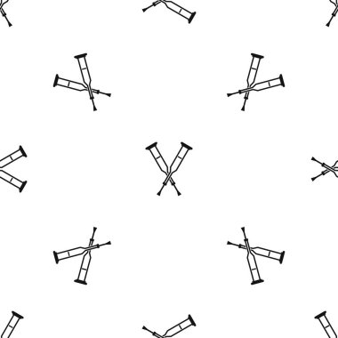 Koltuk değneği desen sorunsuz siyah