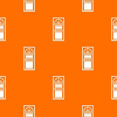 Kapı sorunsuz bir kemerli cam desenli