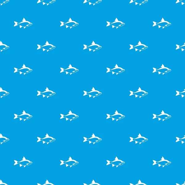Riviervissen patroon naadloze blauw — Stockvector