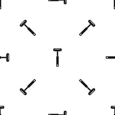 Refleks çekici desen sorunsuz siyah