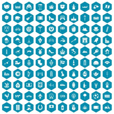 100 Europe simgeler sapphirine menekşe