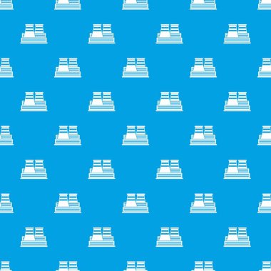 Güç istasyonu desen kesintisiz mavi