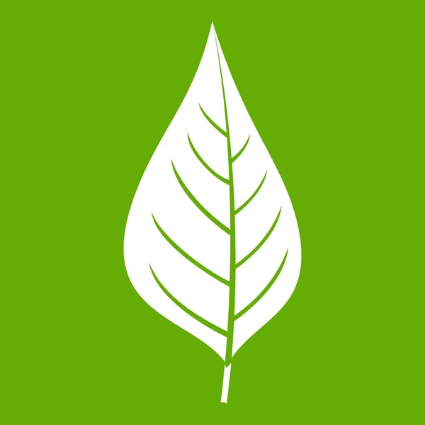 Manzano hoja icono verde — Archivo Imágenes Vectoriales