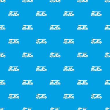 İtfaiye desen kesintisiz mavi