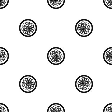 Asya Erişte desen sorunsuz siyah