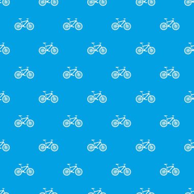 Bisiklet desen kesintisiz mavi
