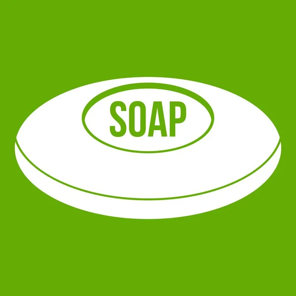 Sabun simgesi yeşil — Stok Vektör